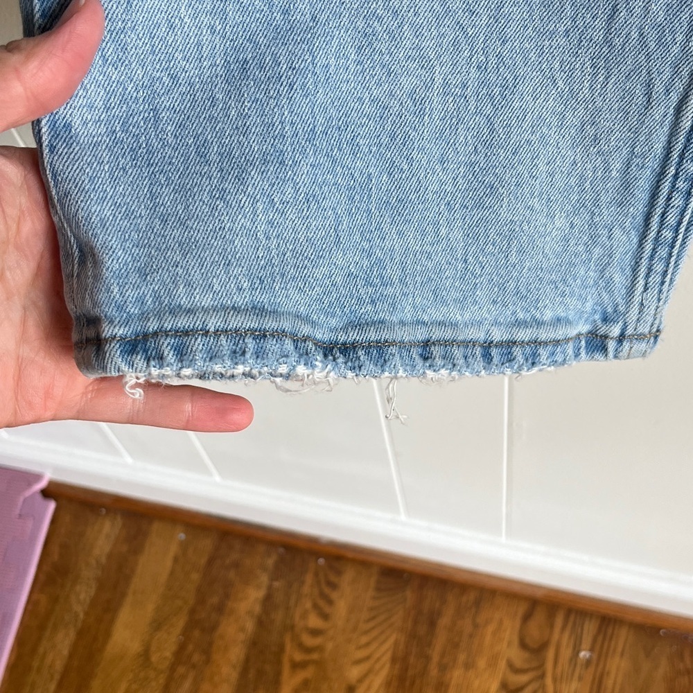 Abercrombie & Fitch Light Blue Straight Leg Jeans - Picture 12 of 15